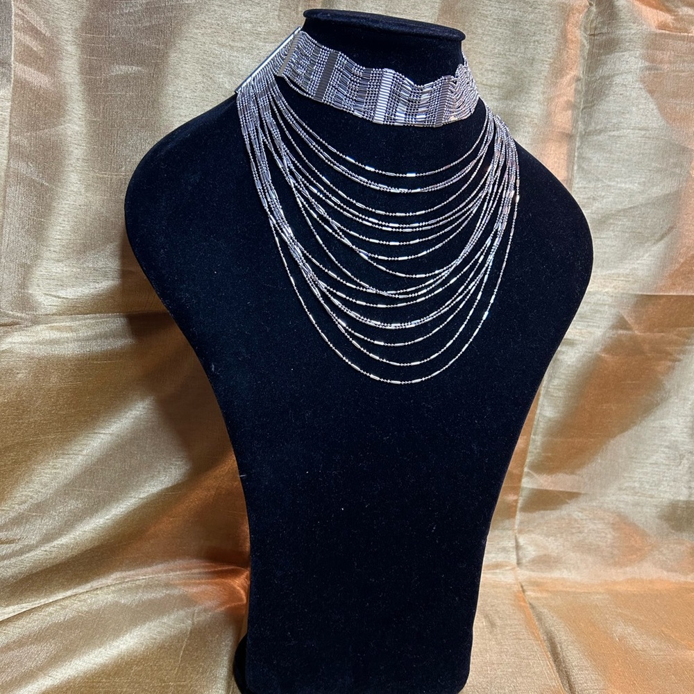 Natasha layered choker necklace - Picture 8 of 12
